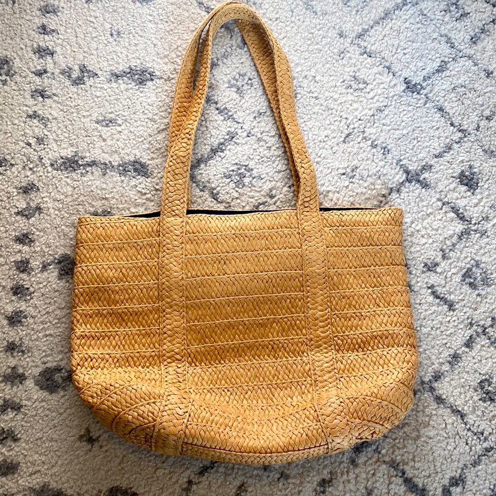 Draper James straw tote